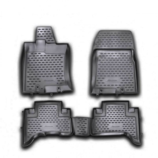 ΠΑΤΑΚΙΑ ΣΕ ΣΚΑΦΗ TPE ΛΑΣΤΙΧΟ ΓΙΑ TOYOTA FJ-CRUISER 2006+   ΣΕ ΜΑΥΡΟ ΧΡΩΜΑ NOVLINE - 4 ΤΕΜ.