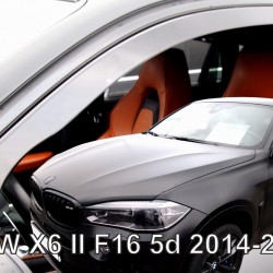 ΑΝΕΜΟΘΡΑΥΣΤΕΣ ΓΙΑ BMW X6 F16 5D 2014-2019 ΣΕΤ ΑΥΤΟΚΙΝΗΤΟΥ ΑΠΟ ΕΥΚΑΜΠΤΟ ΦΙΜΕ ΠΛΑΣΤΙΚΟ HEKO - 4 ΤΕΜ.