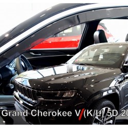 ΑΝΕΜΟΘΡΑΥΣΤΕΣ ΓΙΑ JEEP GRAND CHEROKEE WL 5D 2021+ ΣΕΤ ΑΥΤΟΚΙΝΗΤΟΥ ΑΠΟ ΕΥΚΑΜΠΤΟ ΦΙΜΕ ΠΛΑΣΤΙΚΟ HEKO - 4 ΤΕΜ.