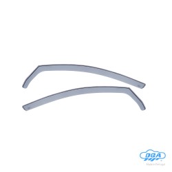 ΖΕΥΓΑΡΙ ΜΠΡΟΣΤΙΝΟΙ ΑΝΕΜΟΘΡΑΥΣΤΕΣ ΓΙΑ VW GOLF 6 5D 2008-2012 ΑΠΟ ΕΥΚΑΜΠΤΟ ΧΥΤΟ ΑΚΡΥΛΙΚΟ ΓΥΑΛΙ DGA - 2 ΤΕΜ.