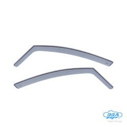 ΖΕΥΓΑΡΙ ΜΠΡΟΣΤΙΝΟΙ ΑΝΕΜΟΘΡΑΥΣΤΕΣ ΓΙΑ PEUGEOT 508 4D/5D 2011-2018 ΑΠΟ ΕΥΚΑΜΠΤΟ ΧΥΤΟ ΑΚΡΥΛΙΚΟ ΓΥΑΛΙ  (CAST ACRYLIC GLASS) DGA - 2 ΤΕΜ.