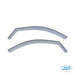 ΖΕΥΓΑΡΙ ΜΠΡΟΣΤΙΝΟΙ ΑΝΕΜΟΘΡΑΥΣΤΕΣ ΓΙΑ SMART FORFOUR W453 5D 2014+  / RENAULT TWINGO 5D 2014+ ΑΠΟ ΕΥΚΑΜΠΤΟ ΧΥΤΟ ΑΚΡΥΛΙΚΟ ΓΥΑΛΙ  (CAST ACRYLIC GLASS) DGA - 2 ΤΕΜ
