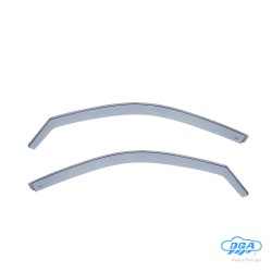 ΖΕΥΓΑΡΙ ΜΠΡΟΣΤΙΝΟΙ ΑΝΕΜΟΘΡΑΥΣΤΕΣ ΓΙΑ VW GOLF 4 3D 10/1997-2004 ΑΠΟ ΕΥΚΑΜΠΤΟ ΧΥΤΟ ΑΚΡΥΛΙΚΟ ΓΥΑΛΙ  (CAST ACRYLIC GLASS) DGA - 2 ΤΕΜ.