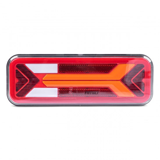 Amio - ΦΑΝΑΡΙ ΤΡΕΙΛΕΡ / ΦΟΡΤΗΓΟΥ ΠΙΣΩ 10-30V DYNAMIC LED 5 ΧΡΗΣΕΩΝ ΔΕΞΙ 305x140x35 mm RCL-09-R - 1 ΤΕΜ. (03576/AM)
