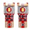 Amio - T10 W5W 12/24V LED 6xSMD 2016 CAN-BUS ΛΕΥΚΟ - 2 ΤΕΜ. (02802/AM)