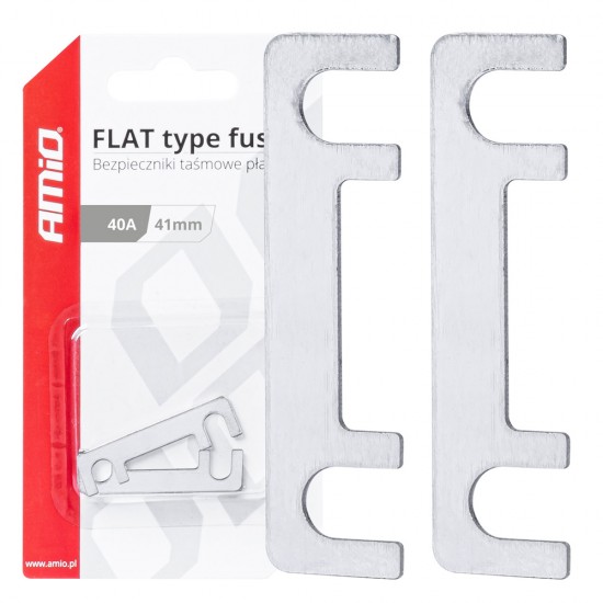 Amio - ΑΣΦΑΛΕΙΕΣ FLAT 41mm 40A - 2 Τεμ. (03490/AM)