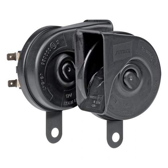 Amio - ΚΟΡΝΑ 12V 110db 2 ΤΟΝΩΝ 410Hz και 510Hz - 2 ΤΕΜ. (03622/AM)