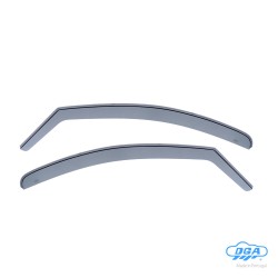 ΖΕΥΓΑΡΙ ΜΠΡΟΣΤΙΝΟΙ ΑΝΕΜΟΘΡΑΥΣΤΕΣ ΓΙΑ PEUGEOT 206 5D 1998-2007 / 206 SW 1998-2007 / 206+ 5D 2009-2011 ΑΠΟ ΕΥΚΑΜΠΤΟ ΧΥΤΟ ΑΚΡΥΛΙΚΟ ΓΥΑΛΙ (CAST ACRYLIC GLASS) DGA - 2 ΤΕΜ