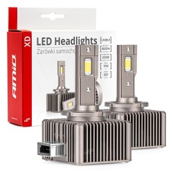 Amio - ΛΑΜΠΕΣ LED D8S 9>16V 70W 6.500K 8600lm (ΜΕ ΨΥΚΤΡΑ) XD SERIES - 2 ΤΕΜ. (03315/AM)