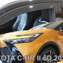 ΑΝΕΜΟΘΡΑΥΣΤΕΣ ΓΙΑ TOYOTA C-HR 5D 2023+ ΖΕΥΓΑΡΙ ΑΠΟ ΕΥΚΑΜΠΤΟ ΦΙΜΕ ΠΛΑΣΤΙΚΟ HEKO - 4 ΤΕΜ