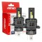Amio - ΛΑΜΠΕΣ LED H4 12V 44W 6.500K 3.936lm CSP X4 SERIES AVIATOR PLUG & PLAY - 2 ΤΕΜ. (03763/AM)