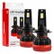 Amio - ΛΑΜΠΕΣ LED H7 9-16V 90W 6.500K 9900lm CAN BUS (ME ΑΝΕΜΙΣΤΗΡΑΚΙ) X3 SERIES - 2ΤΕΜ. (02980/AM)