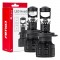 Amio - ΛΑΜΠΕΣ H4 PL-LENS SERIES 9>36V 60W 5.000K 3.800lm LED 2x4575 SMD CAN-BUS ΜΕ ΠΡΟΤΖΕΚΤΟΡΑ - 2 Τεμ. (03667/AM)