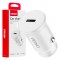 Amio - ΦΟΡΤΙΣΤΗΣ ΑΝΑΠΤΗΡΑ 12/24V ΜΕ 1 ΘΥΡΑ USB-C 20W 5V/3AQC ΤΑΧΕΙΑΣ ΦΟΡΤΙΣΗΣ ΛΕΥΚΟΣ - 1 Τεμ. (03876/AM)