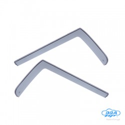 ΖΕΥΓΑΡΙ ΜΠΡΟΣΤΙΝΟΙ ΑΝΕΜΟΘΡΑΥΣΤΕΣ ΓΙΑ CITROEN JUMPER / RELAY 4/5D 2007+ / FIAT DUCATO 3/4/5D 2006+ / PEUGEOT BOXER 2006+ ΑΠΟ ΕΥΚΑΜΠΤΟ ΧΥΤΟ ΑΚΡΥΛΙΚΟ ΓΥΑΛΙ (CAST ACRYLIC GLASS) DGA - 2 ΤΕΜ.