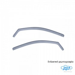 ΖΕΥΓΑΡΙ ΜΠΡΟΣΤΙΝΟΙ ΑΝΕΜΟΘΡΑΥΣΤΕΣ ΓΙΑ VW GOLF 6 3D 2008-2012 ΑΠΟ ΕΥΚΑΜΠΤΟ ΧΥΤΟ ΑΚΡΥΛΙΚΟ ΓΥΑΛΙ (CAST ACRYLIC GLASS) DGA - 2 ΤΕΜ.