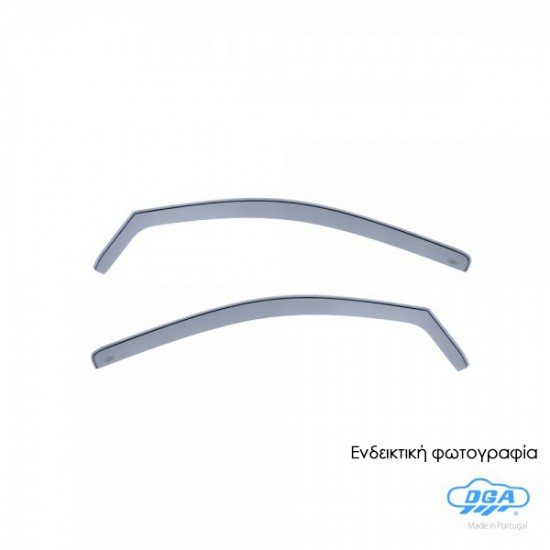 ΖΕΥΓΑΡΙ ΜΠΡΟΣΤΙΝΟΙ ΑΝΕΜΟΘΡΑΥΣΤΕΣ ΓΙΑ VW GOLF 6 3D 2008-2012 ΑΠΟ ΕΥΚΑΜΠΤΟ ΧΥΤΟ ΑΚΡΥΛΙΚΟ ΓΥΑΛΙ (CAST ACRYLIC GLASS) DGA - 2 ΤΕΜ.