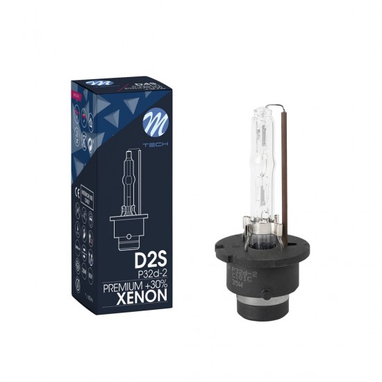 ΛΑΜΠΑ ΧΕΝΟΝ D2S 85V 35W 5.000K PREMIUM +30% ΚΟΥΤΙ M-TECH - 1 ΤΕΜ