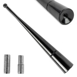 Amio - ΚΕΡΑΙΑ ΟΡΟΦΗΣ ANTM13 10cm ΜΕ 2 ΑΝΤΑΠΤΟΡΕΣ 5-6mm ΜΑΥΡΗ - 1 ΤΕΜ. (04163/AM)