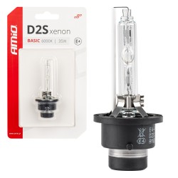 Amio - ΑΝΤΑΛΛΑΚΤΙΚΗ ΛΑΜΠΑ ΧΕΝΟΝ BASIC D2S 12V 6.000k 35W BLISTER CARD - 1 ΤΕΜ. (03861/AM)