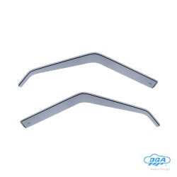 ΖΕΥΓΑΡΙ ΜΠΡΟΣΤΙΝΟΙ ΑΝΕΜΟΘΡΑΥΣΤΕΣ ΓΙΑ FIAT PANDA 5D 2003-2011 ΑΠΟ ΕΥΚΑΜΠΤΟ ΧΥΤΟ ΑΚΡΥΛΙΚΟ ΓΥΑΛΙ (CAST ACRYLIC GLASS) DGA - 2 ΤΕΜ