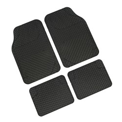 ΠΑΤΑΚΙΑ ΛΑΣΤΙΧΟ DRENA GOMMA 4 UNIVERSAL ΜΑΥΡΑ 43,5x66cm+44,5x33,5cm LAMPA - 4 ΤΕΜ