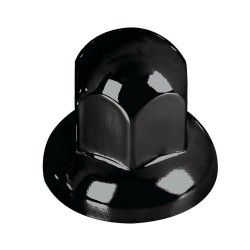 ΚΑΠΑΚΙΑ ΠΑΞΙΜΑΔΙΩΝ/ΜΠΟΥΛΟΝΙΩΝ ΦΟΡΤΗΓΟΥ DOME ΣΤΡΟΓΓΥΛΑ STAINLESS STEEL Φ32mm ΜΑΥΡΟ LAMPA - 40 ΤΕΜ.