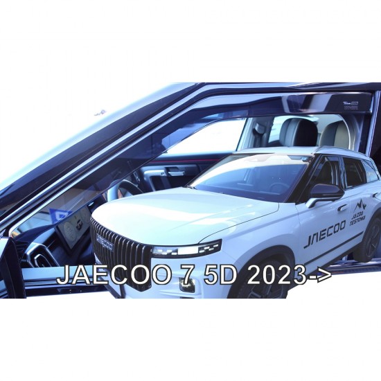 ΑΝΕΜΟΘΡΑΥΣΤΕΣ ΓΙΑ JAECOO 7 5D 2023+ ΖΕΥΓΑΡΙ ΑΠΟ ΕΥΚΑΜΠΤΟ ΦΙΜΕ ΠΛΑΣΤΙΚΟ HEKO - 2 ΤΕΜ.