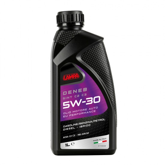 ΛΑΔΙ ΚΙΝΗΤΗΡΑ 5W30 ΣΥΝΘΕΤΙΚΟ ACEA C2/C3 EURO 4/5/6 DENEB 1LT LAMPA - 1 τεμ.