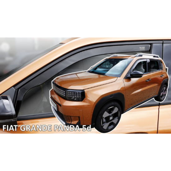 ΑΝΕΜΟΘΡΑΥΣΤΕΣ ΓΙΑ FIAT GRANDE PANTA /GRANDE PANTA HYBRID /GRANDE PANDA ELECTRIC 5D 2025+ ΖΕΥΓΑΡΙ ΑΠΟ ΕΥΚΑΜΠΤΟ ΦΙΜΕ ΠΛΑΣΤΙΚΟ HEKO - 2 ΤΕΜ.