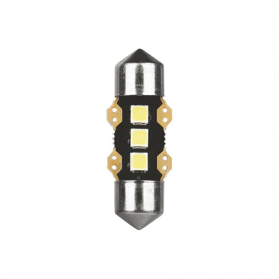 ΛΑΜΠΑΚΙΑ ΠΛΑΦΟΝΙΕΡΑΣ 12V 11x31mm 110/90lm 6.500K ΔΙΠΛΗΣ ΠΟΛΙΚΟΤΗΤΑΣ LED ULTRA-LUMEN SERIES 1ΤΕΜ.