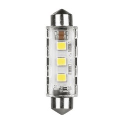 ΛΑΜΠΑΚΙΑ ΠΛΑΦΟΝΙΕΡΑΣ 12/24V 12x41mm 260/220lm 6.500K ΔΙΠΛΗΣ ΠΟΛ/ΤΑΣ LED CAN-BUS PRO-USER SERIES 1ΤΕΜ