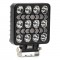 Amio - LED Λάμπα Εργασίας 36W 3600lm 6500K με Προειδοποιητικό Φως – 9–36V (Λευκό + Κίτρινο) Spot Αλουμινένια - 1 τεμ. - (04419/AM)