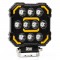 Amio - Προβολέας Εργασίας LED AWL79 SPOT 48W 3000lm 6500K με Λευκό + Κίτρινο φώς προειδοποίησης  9/36V - 1 τεμ. (04423/AM)