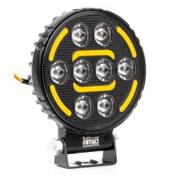 Amio - Προβολέας Εργασίας LED AWL80 SPOT 48W 2400lm με Λευκό + Κίτρινο φώς προειδοποίησης  9/36V - 1 τεμ. (04424/AM)