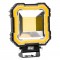 Amio - Προβολέας Εργασίας LED AWL82 FLOOD 48W 3600lm 6500K με σταθερή Κίτρινη LED μπάρα – 9–36V - 1 τεμ. (04426/AM)