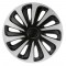 Lampa - Τάσι Αυτοκινήτου 13’’ Kojin Carbon TECH-ONE από υλικό ABS Ασημί / Μαύρο - 1 TEM (L3147.1)