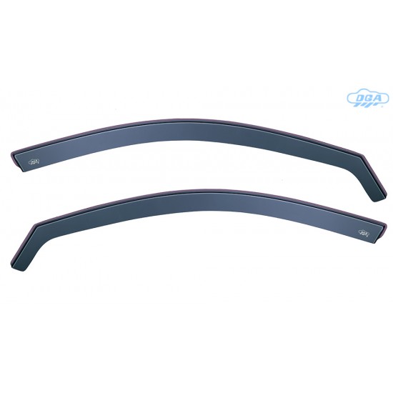 DGA - Ανεμοθραύστες Εμπρός Παραθύρων τύπου Φιμέ για MG ZS EV (AS24) 2017-2024 5πορτο υλικό Plexiglass - 2 τεμ. (DGA21025)
