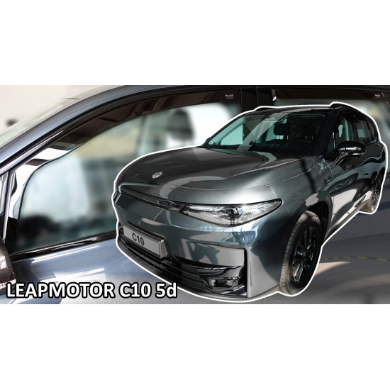 Heko - Ανεμοθραύστες Παραθύρων Για Leapmotor C10 2024 > 5πορτο υλικό Acrylic Χρώμα Φιμέ - 4 τεμ. (ΑΝΕΜ.SET29122)