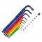 Amio – Κλειδιά Allen Imbus CR-V 1.5-10mm με Μύτες & Αντάπτορα Heavy Duty για Σταθερή Τοποθέτηση Εργαλείου & Καθημερινή Χρήση – Σετ 18 Τεμ. (04787/AM)