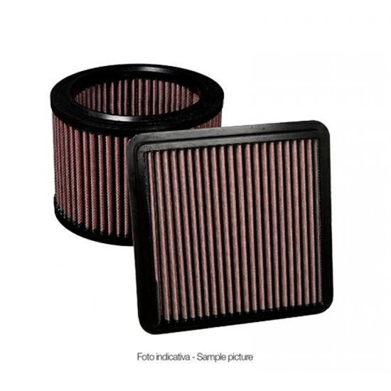 Simoni Racing - Φίλτρο Αέρα Racing Πλακέ 255x102x25 mm από Κόκκινο Βαμβάκι, Πλενόμενο και Επαναχρησιμοποιούμενο για Fiat Punto I και Lancia Y - 1 Τεμ. (SRSR15)