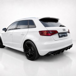 Motordrome - Πίσω Διαχύτης για Audi A3 8V Sportback (2013-2016) (Μονή Εξάτμιση) - 1 Τεμ.  (K152-001)