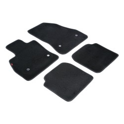 ΠΑΤΑΚΙΑ EXECUTIVE ΜΟΚΕΤΑ ΓΙΑ FIAT 500L 09/2012-05/2017 ΣΕ ΜΑΥΡΟ ΧΡΩΜΑ ME ΚΟΥΜΠΩΜΑΤΑ LAMPA - 4 ΤΕΜ.