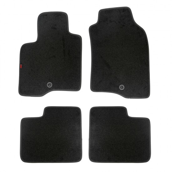 ΠΑΤΑΚΙΑ EXECUTIVE ΜΟΚΕΤΑ ΓΙΑ FIAT PANDA 02/2012-10/2020 / FIAT PANDA CROSS 10/2014-2020 ΣΕ ΜΑΥΡΟ ΧΡΩΜΑ ΧΩΡΙΣ ΚΟΥΜΠΩΜΑΤΑ LAMPA - 4 ΤΕΜ.