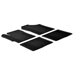 LAMPA - ΠΑΤΑΚΙΑ ΑΥΤΟΚΙΝΗΤΟΥ ΑΠΟ ΛΑΣΤΙΧΟ ΓΙΑ TOYOTA YARIS 3D / 5D 10/2011-08/2020 ΣΕ ΜΑΥΡΟ ΧΡΩΜΑ ME ΚΟΥΜΠΩΜΑΤΑ - 4 ΤΕΜ.