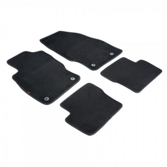 ΠΑΤΑΚΙΑ EXECUTIVE ΜΟΚΕΤΑ ΓΙΑ OPEL CORSA E 5D 12/2014 -08/2019 / OPEL CORSA E 3D 12/2014 -08/2019 ΣΕ ΜΑΥΡΟ ΧΡΩΜΑ ME ΚΟΥΜΠΩΜΑΤΑ LAMPA - 4 ΤΕΜ.