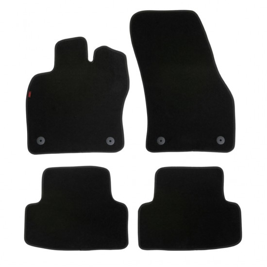 ΠΑΤΑΚΙΑ EXECUTIVE ΜΟΚΕΤΑ ΓΙΑ SEAT ATECA 5D 07/2016+ ΣΕ ΜΑΥΡΟ ΧΡΩΜΑ ME ΚΟΥΜΠΩΜΑΤΑ LAMPA - 4 ΤΕΜ.