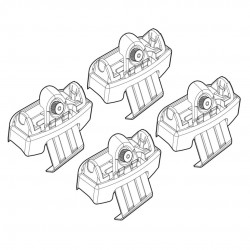 ΑΚΡΑ ΓΙΑ ΜΠΑΡΕΣ NORDRIVE ΓΙΑ HYUNDAI ix20 11/10+ KIT