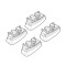 ΑΚΡΑ ΓΙΑ ΜΠΑΡΕΣ NORDRIVE ΓΙΑ PEUGEOT 3008/5008 11/09+ KIT