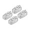 ΑΚΡΑ ΓΙΑ ΜΠΑΡΕΣ NORDRIVE ΓΙΑ OPEL ASTRA H 04/04-10/09 -GTC 04/05-08/11 KIT